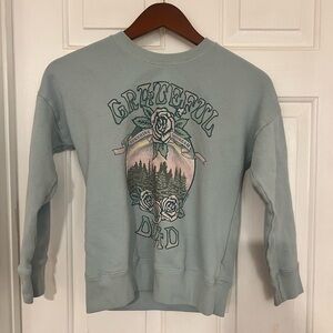 Abercrombie Kids Mint Green Fleece Sweatshirt